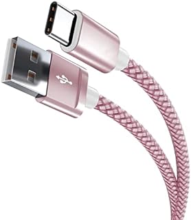NWNK13 USB C Cable Type C Fast Charging Cable for Motorola G62 G82 G60 G50 G31 Android Phone Charger Lead Wire Sync Cord for Moto G22 G30 G41 G100 G200 (2m, Black)