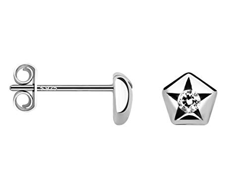 Preisvergleich Produktbild SOFIA MILANI Damen Ohrringe Ohrstecker Stern Klein Silber 20607