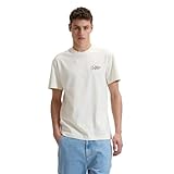 Lee Flag tee Camiseta, Natural, M Hombres