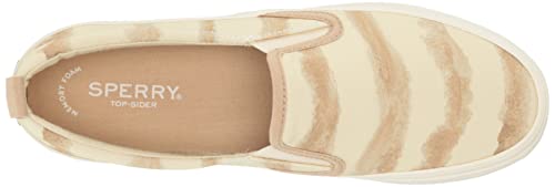 Sperry Women's Crest Twin Gore Sneaker, Taupe Tie Dye, 8 #TOP4