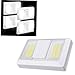 COHEALI 4PCS Battery Mode Wall Light Magnetical Emergency Lamp Adhesive and Magnetic Base for Wardrobe and Cabinet Lighting Practical White Light Tool for Home Use