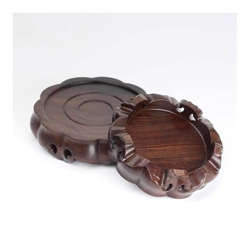 Support en bois pour bonsaï et socle de présentation circulaire - 8