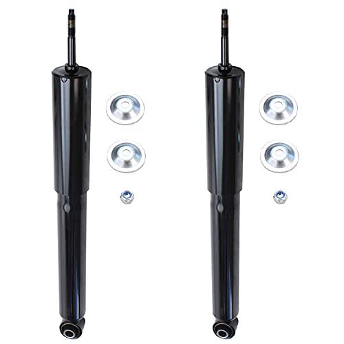 Image of Detroit Axle - Rear 2pc Shock Absorbers for 2004-2012 Chevy Malibu Pontiac 2005-2010 Pontiac G6 2007-2009 Saturn Aura, 2 Shock Absorbers Assembly Replacement