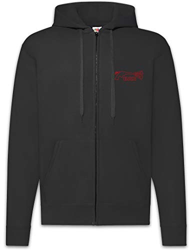 Sweat à capuche pour homme confectionné en molleton lourd au design graphique exclusif