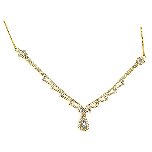 Holle Strass Mesh Hoofddeksel Bruiloft Hoofd Ketting Sieraden voor Vrouwen Luxe Kristal Hoofdband Hoofd Cap Hoed Haaraccessoires