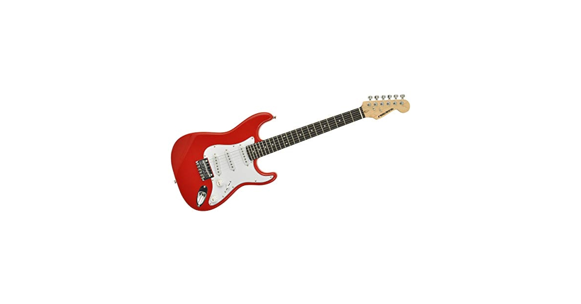 PLAYTECH ( プレイテック )  ST025 RED ミニギター Amazon | PLAYTECH プレイテック エレキギター ST025 RED 570mm