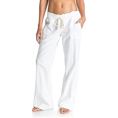 Roxy Young Women’s Flared Linen Trousers Cover