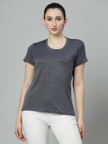 Image of UZARUS Women's Comfort Active Fit Workout Top Sports Gym T-Shirt (Pack of 2)