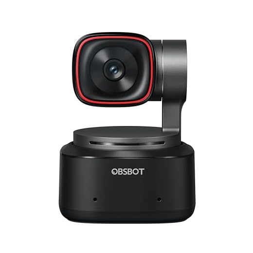 Webcam 4K, Câmera PTZ de Rastreamento de IA com APP Inteligente, Controle por Gestos, Webcam 4K HDMI/USB-C/Minúscula, Transmissão ao Vivo de Câmera de Vídeo para o YouTube