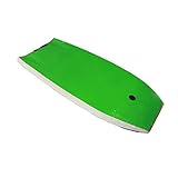 Dfghbn Tablas de Surf Casual Summer 37 Inch Body Leash Slick Tail XPE Board for niños Adultos Bodyboard Sports para niños Hombres y Mujeres (Color : Verde, tamaño : 37 Inch)