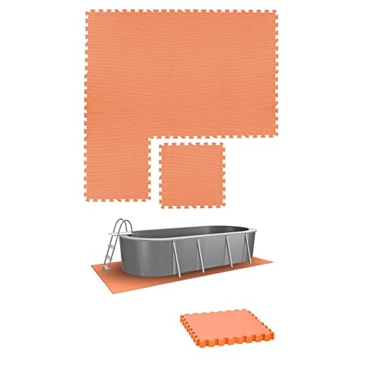 Eyepower 8 Grandes Alfombrillas: 1,9 M², 50 X 50 Cm, Alfombrilla Antideslizante Para Piscina, Para Exteriores, Para Piscina O Exterior