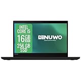 Lenovo Thinkpad Pc Portatile Notebook Intel Core i5 8th, 16 Gb Ram, 256 Gb SSD, Display da 14" FHD, WiFi, Windows 11 Pro + Libre Office (Ricondizionato)