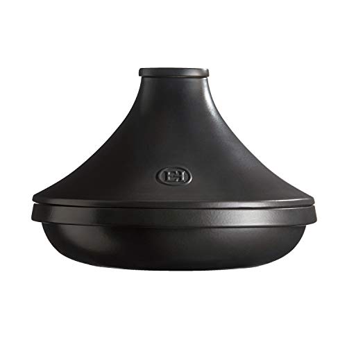 Emile Henry 7A6632 Delight Tajine aus Keramik, Schiefer mit Schiefer