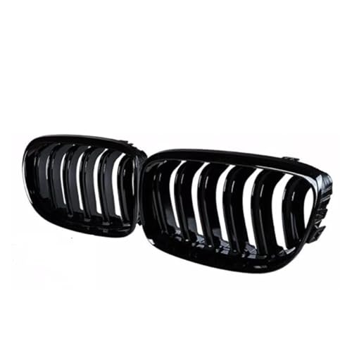 Parrilla delantera para BMW E90 E91 de doble listón negro (modelos LCi 2009-2013)
