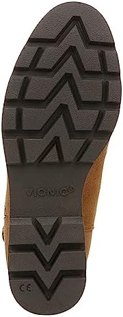 Vionic Hazal Women's Ankle Boot - Stylish And Suppor Cognac Suede - 6.5 Medium | Image 3