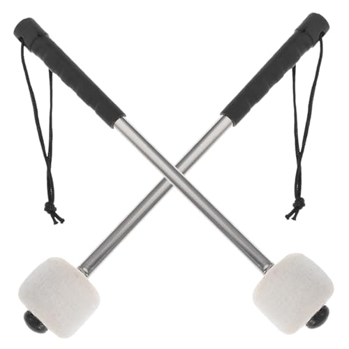 2 piezas de mazos profesionales para bombo percusión