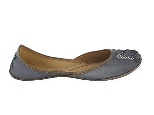 Image of Fulkari Prime Pure Leather Casual Women's Soft Leather Bite and Pinch Free Ladies Jutti Ethnic Mojari