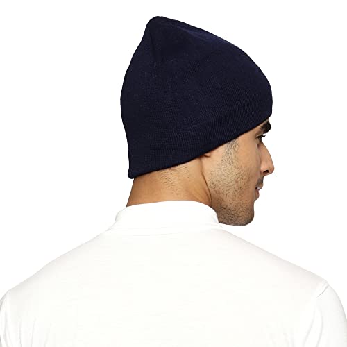 Image of ambitieux Men's Soft Warm Winter Cap Hats Skull Beanie for Men Black