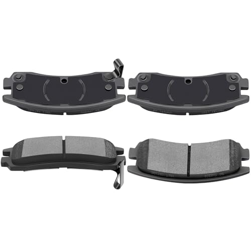 Image of AUTOMUTO Rear Brake Pads, 4 Ceramic Brake Pads Set ATD698C, D698-7387 Fit For Buick, For Chevrolet, For Oldsmobile, For Pontiac