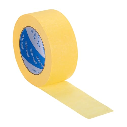 Image of PATIKIL Painters Tape 2 Inch x 55 Yards, Adhesive Masking Tape Yellow Paint Tapes for Wall Painting DIY Artist Craft Arts Decoration Labeling