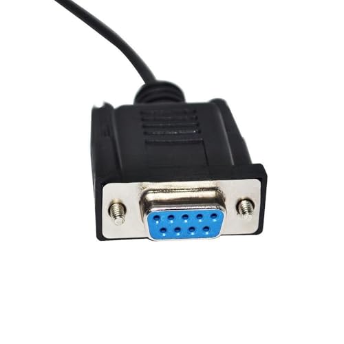 RIKYJIC DB9 RS232 Female to RJ11 RJ12 6P4C Male Adapter Console Cable for Hirschmann RS20 Switch V24 Port(1.8 Meters)