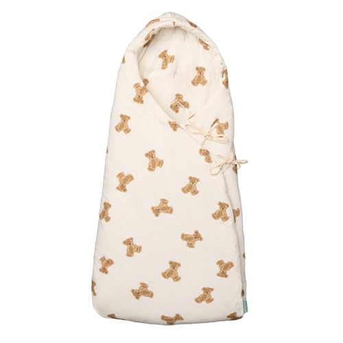 molis&co - Saco Capazo Bebe Invierno Universal - para Carrito, Cuna y Silla de Paseo - Manta Bebe Invierno - Saco: 70x42 de 100% Algodón (Oeko-Tex 100) - TOG 2.5 - Teddy