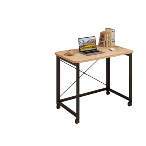 PAACCI �p�\�R���f�X�N �܂肽���ݎ��f�X�N �x�[�X�t�� �ȃX�y�[�X ���[�N�f�X�N �׋��� �X�^�C���b�V���f�X�N �z�[���I�t�B�X�A���ցA�Q���A�I�t�B�X�ɍœK �g�ݗ��ĊȒP �ؐ��J���[ (�u���b�N,80*40)