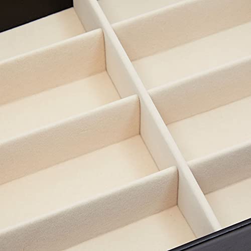 8 Slot Glasses Storage Case, Sunglass Tray, Multiple Eyeglasses Organizer Box (Black, 13 x 10 inches) - Image 5