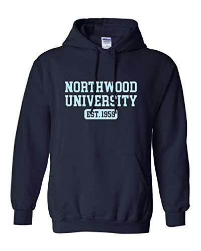CreateMyTee | Northwood University EST One Color Hooded Sweatshirt |