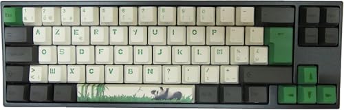 Varmilo x Ducky Miya Pro Panda French Layout 65% White LED Mechanical Keyboard