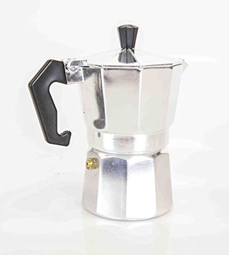 Home Basics 5 oz Aluminum Espresso Maker, 3 Cup