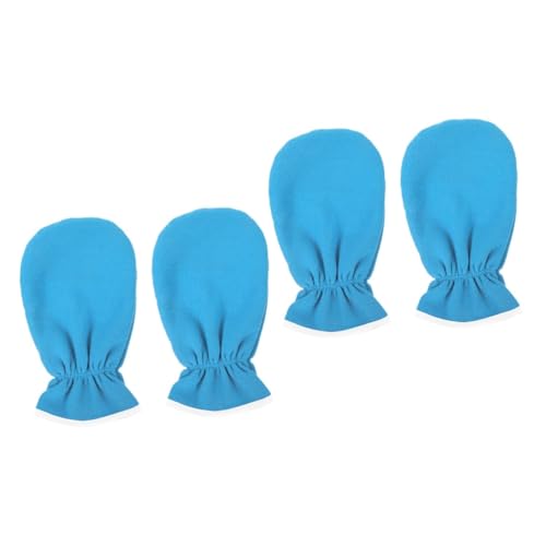 SOESFOUFU 2 Pairs Essential Oil Skin Care Gloves Spa Moisturizing Mitts Mittens for Hand Healing Exfoliating Moisturizing Gloves