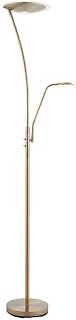 Endon 73080 Alassio Mother And Child Task Floor Lamp In Antique Brass