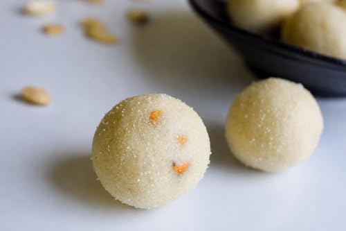Image of COCOME - Ravva Laddu (Rava Ladoo) Traditional Indian Sweet | Fresh Homemade Style | Perfect for Festivals & Gifting - (250 grams)