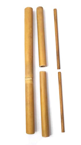 Kit 5 bambuterapia - cañas de bambú para masaje corporal.