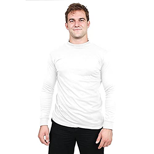 Mélange de coton interlock col cheminée chaud pour éviter les irritations