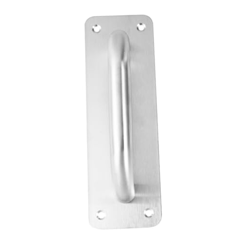 HOUDERCO Fire Door Handle Door Pull Handle Stainless Steel Silver