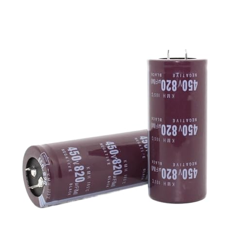 Condensateur aluminium 450V 820uF EC455 radial pour le filtrage de tension stable