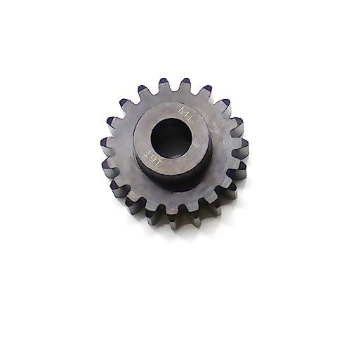 Mesimsple CrMo Steel Mod 1.5 Xmaxx 19T Pinion Gear M5 Screw 8mm Bore for 1/5 X maxx 8S & XRT 8S & 1/5 Series RC Car Upgrades Part