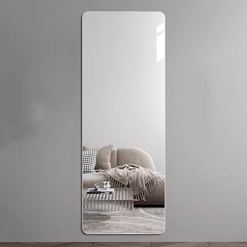 Xalteafe Espejo De Pared AcríLico,Espejos De Dormitorio AcríLico,Espejos Recibidores AcríLico,Espejos Adhesivos,Espejos Decorativos De Pared,Espejo AcríLico De Cuerpo Entero Dormitorio
