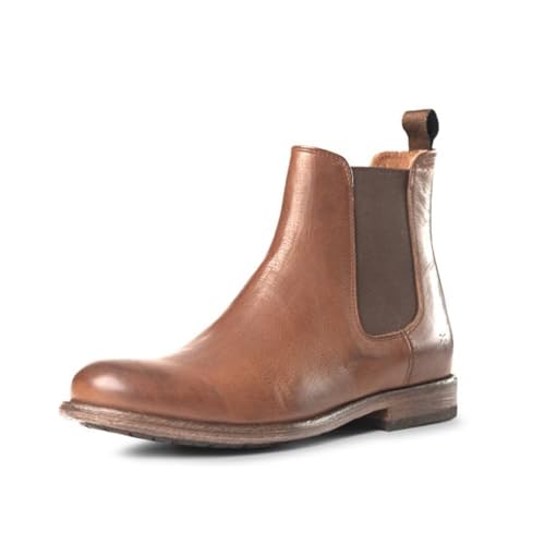 Image of Frye Tyler Chelsea Boots for Men Designed with Flexible Blake Construction and Elasticated Side Panels, Comfort Footbed and Full Leather Lining - 6 inch Shaft Height
