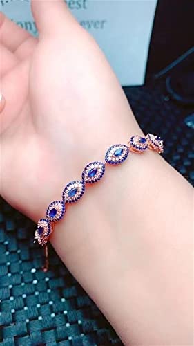 Bracelet en opale et saphir naturel en argent 925, l'éclat coloré pour sublimer vos tenues