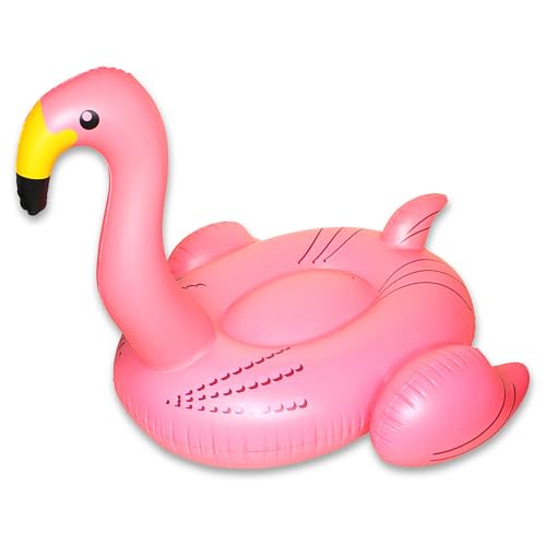SWIMLINE ORIGINAL 90627 Giant Inflatable Flamingo Pool Float | Stylish Ride-On Raft with Stable Wings & Legs | Lounge Floatie Great for Summer Fun