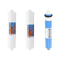 Vertex PWC Reverse Osmosis Water Filter Replacement Kit 3-stage Filters - 50 GPD RO Membrane Cartridge for Under Sink Drinking Water System