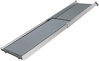 PetSafe Happy Ride Telescoping Dog Ramp - Portable Lightweight Pet Ramp - Ideal for Cars, Trucks and 4X4s, Durable Aluminium Frame Supports Up to 180 kg, Side Rails and High-traction Surface Design