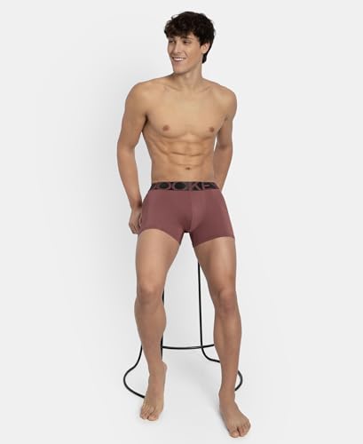 Image of Jockey IC28 Men Tactel Microfiber Elastane Stretch Solid Trunk with Moisture Move Properties
