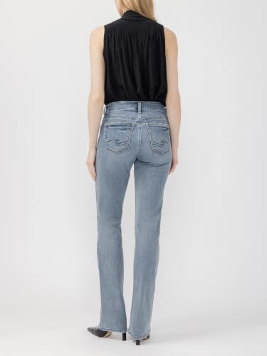 Image of Silver Jeans Co. Women's Elyse Mid Rise Comfort Fit Slim Bootcut Jeans