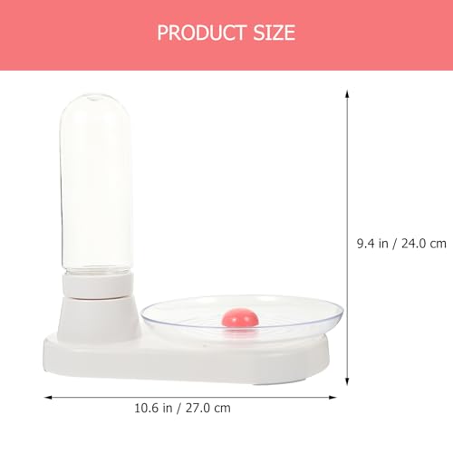 Dispensador Automático de Agua para Mascotas 420ml Blanco miniatura 2