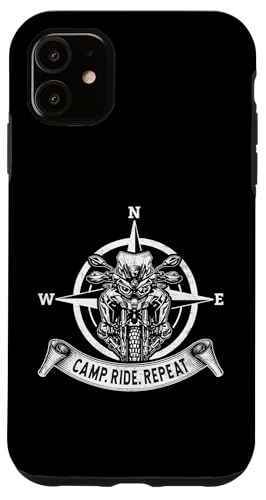 Camp Ride Repeat �I�[�g�o�C �R���p�X �A�h�x���`���[ �X�}�z�P�[�X iPhone 11 �p