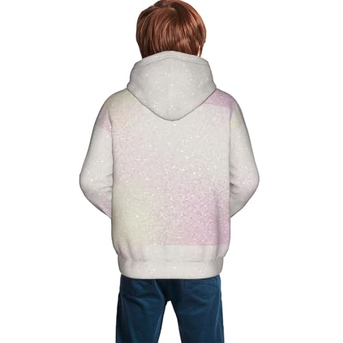 Bright Abstract Mosaic Kid Hoodies Boys Sweatshirts Girls Pullover with Pocket4